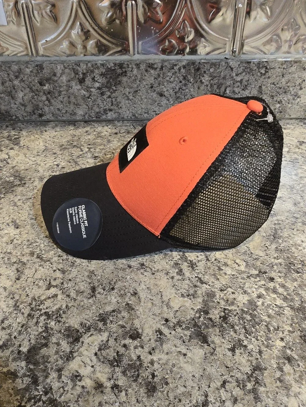 New Mens TNF The North Face Box Logo Trucket Trucker Mesh Back Cap